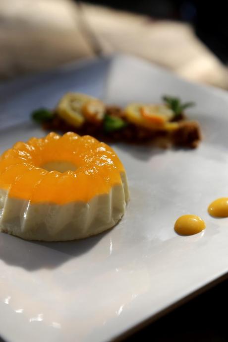 Pannacotta à la gelée d'agrumes