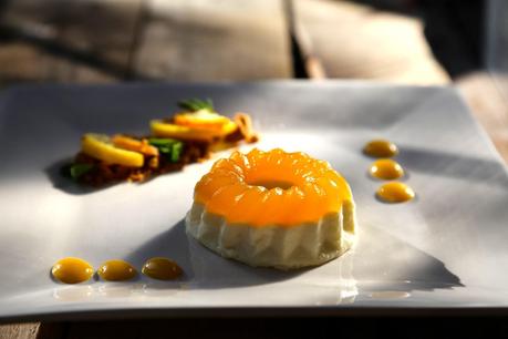 Pannacotta à la gelée d'agrumes