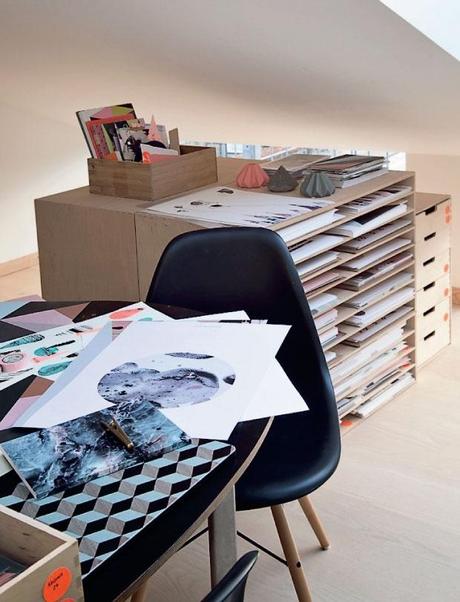 L'appartement de l'illustratrice Nynne Rosenvinge 