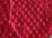 Manique framboise crochet
