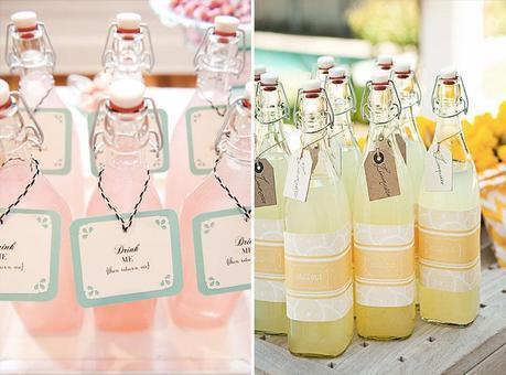 Mini bouteille de limonade & Cadeaux d’invités