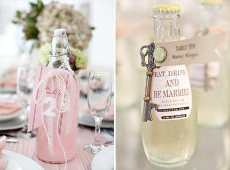 Mini bouteille de limonade & Cadeaux d’invités