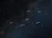 proue d’une étoile déplacement rapide dans galaxie