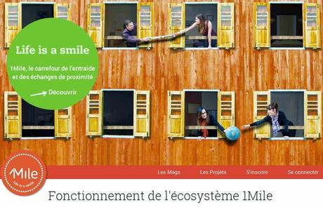Life is à Smile : Prenez le carrefour de l'entraide et des échanges de proximité avec 1Mile !