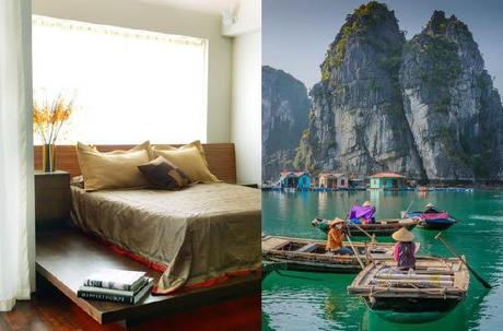 Chambre à coucher inspirée du Vietnam