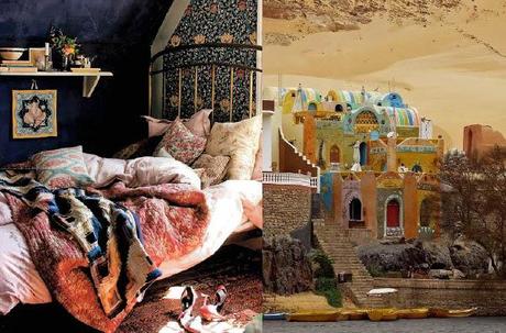 Chambre à coucher inspirée de l'Égypte