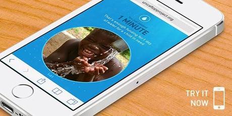 Lâchez vos téléphones pour offrir de l'eau potable à un enfant