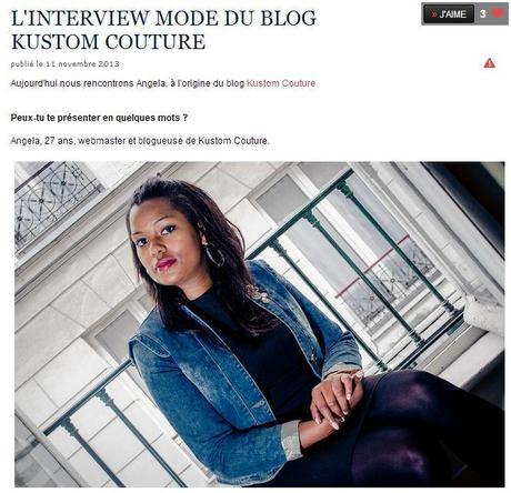 L'INTERVIEW MODE DU BLOG KUSTOM COUTURE