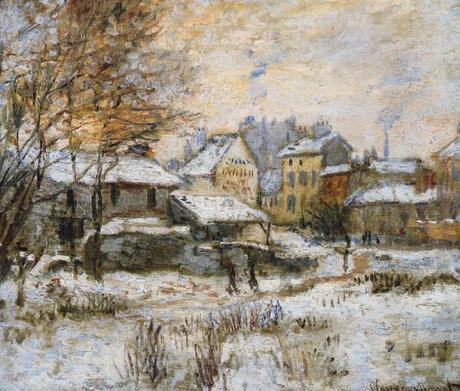 Effet de neige, soleil couchant, Monet