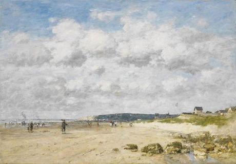 Les impressionnistes en privé, 100 chefs-d’oeuvres de collections particulières, au Musée Marmottan-Monet (Paris 16) benerville-la-plage-1890-d-eugene-boudin_b036dcf9c04437b2a5b82b196fe41106