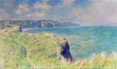 Bord des falaises de Pourville, Monet