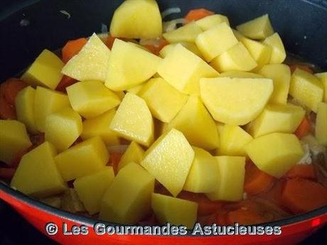 Tofu aux carottes et aux pommes de terre