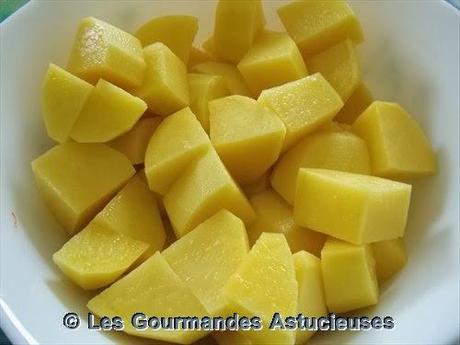 Tofu aux carottes et aux pommes de terre