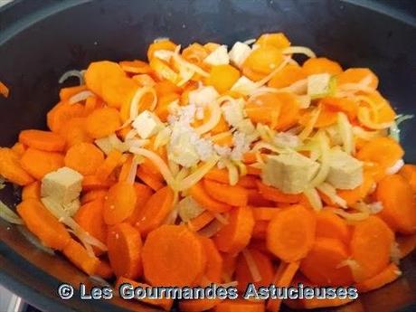 Tofu aux carottes et aux pommes de terre