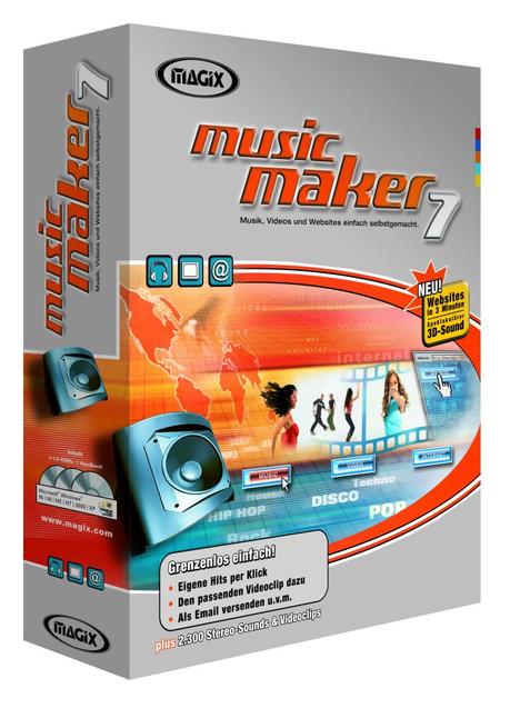 Music Maker 7 clc Verpackung Mon premier MAGIX   Andreas, modérateur sur magix.info nous raconte son premier Music Maker