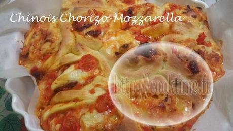 Chinois Chorizo mozzarella 1