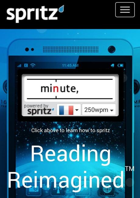 Spritz : lisez jusqu'à 500 mots par minute (technologie)