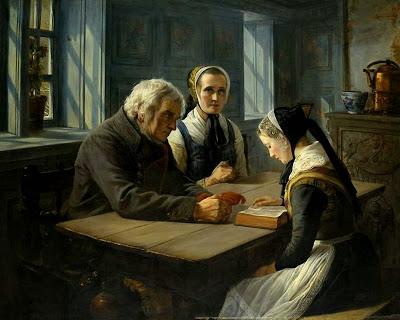 Jerichau-Baumann, Anna-Maria Elisabeth - Reading from the Scriptures