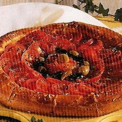 Tarte briochée à la tomate