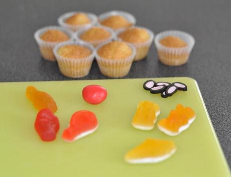 Mini cupcakes aux bonbons