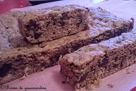 Cookies sticks au chocolat et cacahuètes