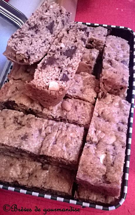 Cookies sticks au chocolat et cacahuètes