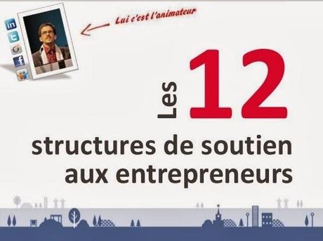 Les 12 structures de soutien aux entrepreneurs - by Jérémie RENOUF