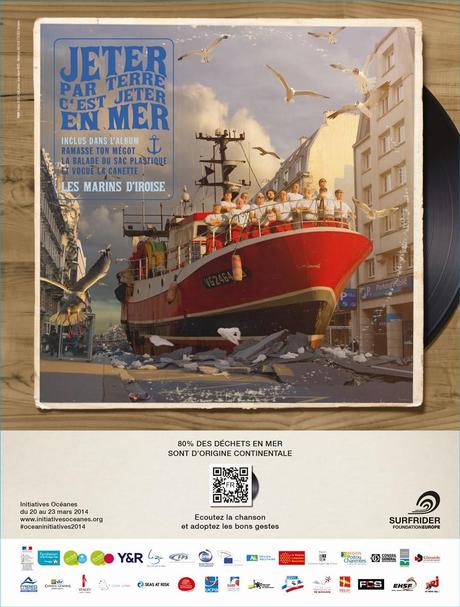 Jeter par terre, c'est jeter en mer !