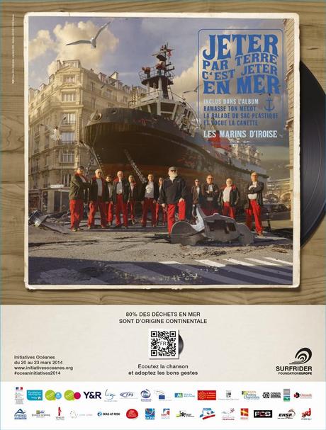 Jeter par terre, c'est jeter en mer !