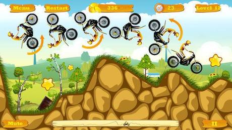Moto Race Pro sur iPhone, gratuit pour sa MAJ sur iOS 7