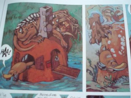 Toto l'ornithorynque et le lion marsupial