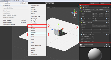 [Unity3d] Bien commencer avec Unity3d : déplacer un cube