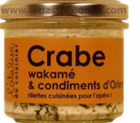 Chouchoux au crabe Wakamé
