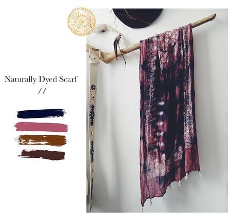 DIY :: Natural Dye Naturally Dyed Scarf