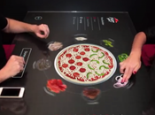 Pizza crée table interactive pour personnaliser vous même votre