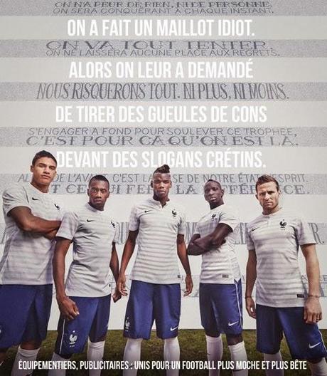 Equipe de France : un nouveau maillot laid (insultons nos couleurs)