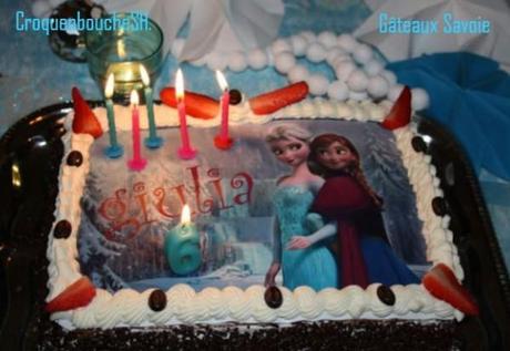 Gâteau savoie crême fraîche - Reine des neige -. jpg