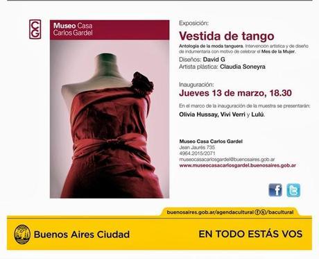 Première exposition 2014 au Museo Casa Carlos Gardel [à l'affiche]