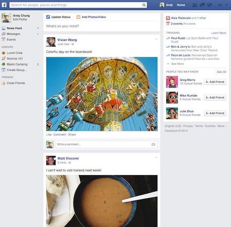 nouveau fil de nouvelles facebook Un an plus tard, Facebook déploie son nouveau fil de nouvelle 