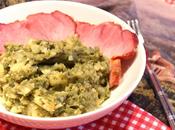 Chou Kehl lorrain (pas "kale américain") pommes terre palette fumée