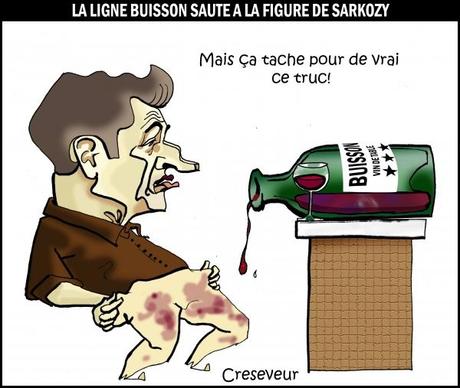Sarkozy au gros rouge qui tache .JPG