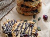 Cookies Santé: épeautre, canneberges graines courge