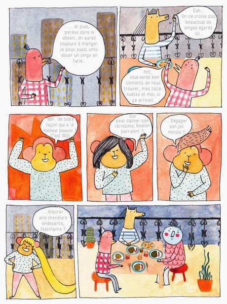 ( 2 premières planches sur 4 ) Avec ma copine Emmanuelle,...
