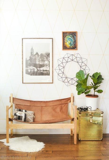 DIY: Un banc en cuir