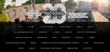 Début de line-up pour Astropolis 20 !