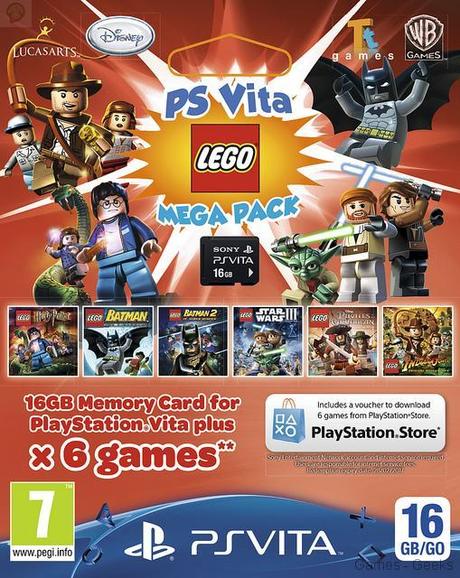 bundle lego Un nouveau bundle pour la PS Vita (avec 6 jeux lego)  sony ps vita lego bundle 