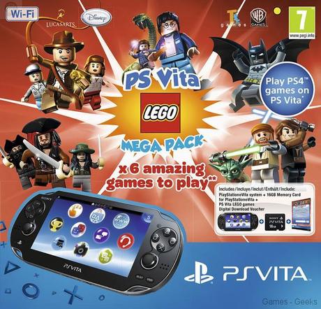 psvita bundle lego Un nouveau bundle pour la PS Vita (avec 6 jeux lego)  sony ps vita lego bundle 