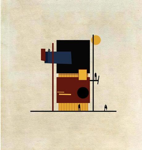 2-federico-babinas-archist-series-famous-artworks-reimagined-as-architecture