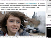 publicité transpose guerre Syrie Angleterre #withsyria