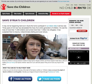 Une publicité transpose la guerre en Syrie en Angleterre #withsyria 